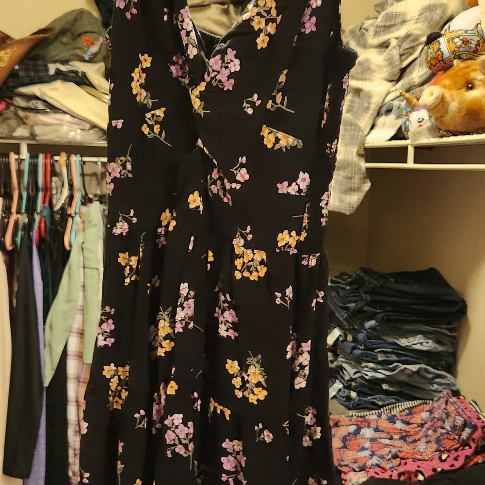 Floral mini dress